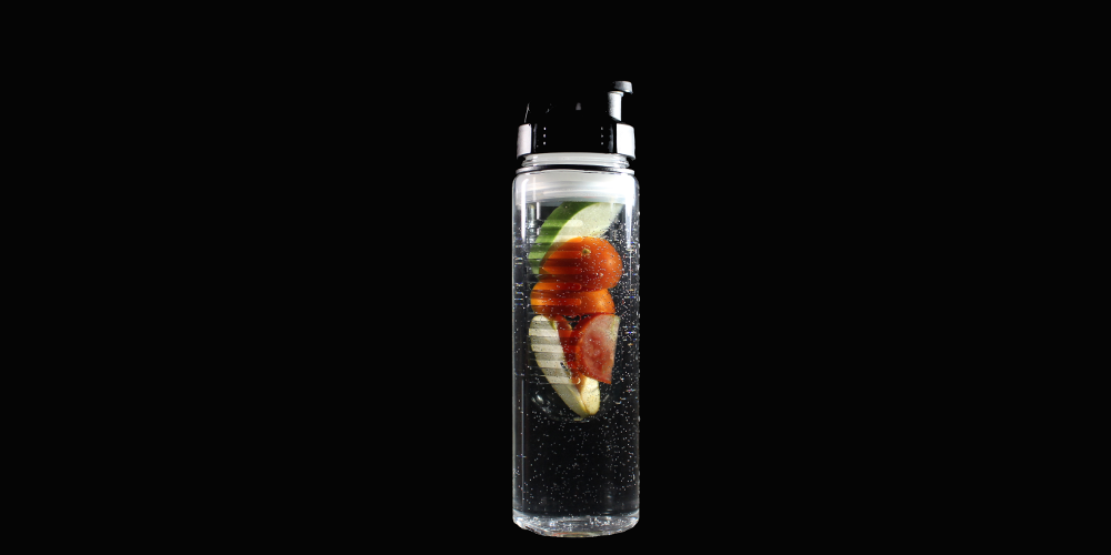 h2water.ch Je nach Geschmack mit Früchten